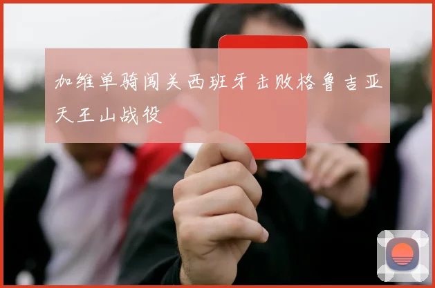 加维单骑闯关西班牙击败格鲁吉亚天王山战役