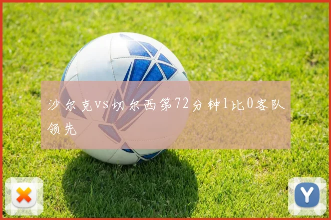 沙尔克vs切尔西第72分钟1比0客队领先
